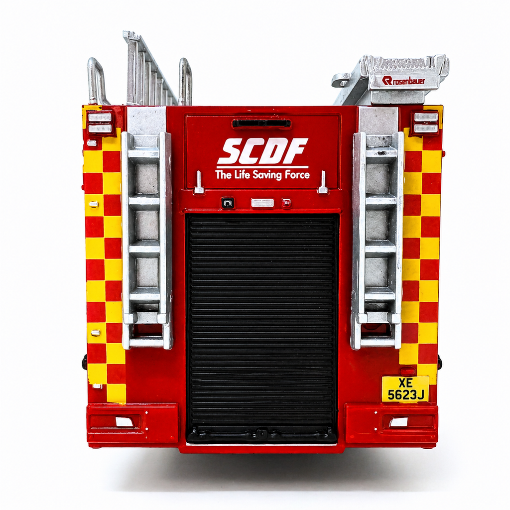 1:64 SCDF Pump Ladder (Closed Compartment Display)
