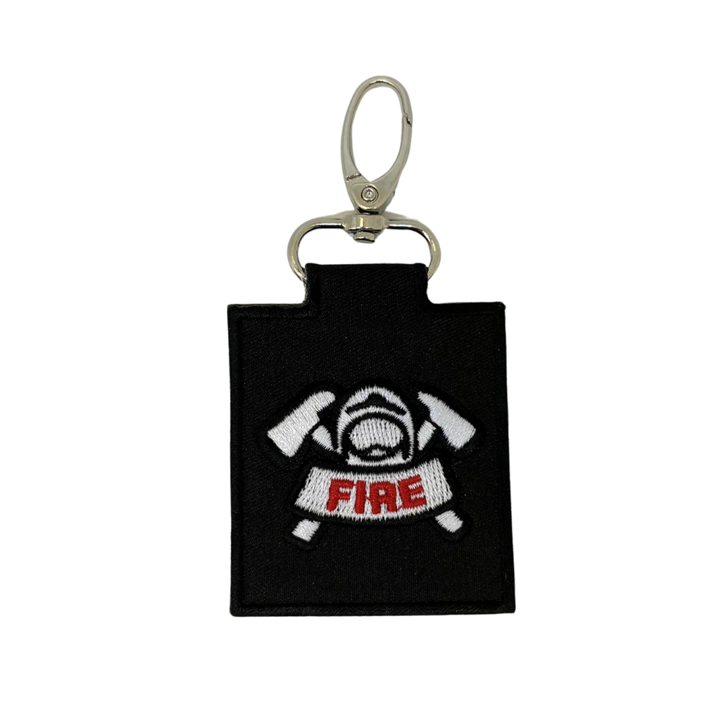 SCDF Fire Badge Keychain