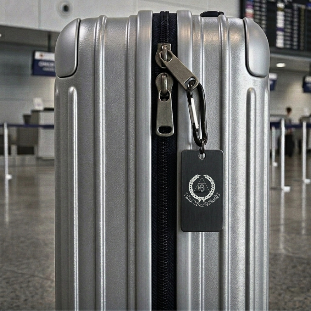 SCDF Crest Luggage Tag